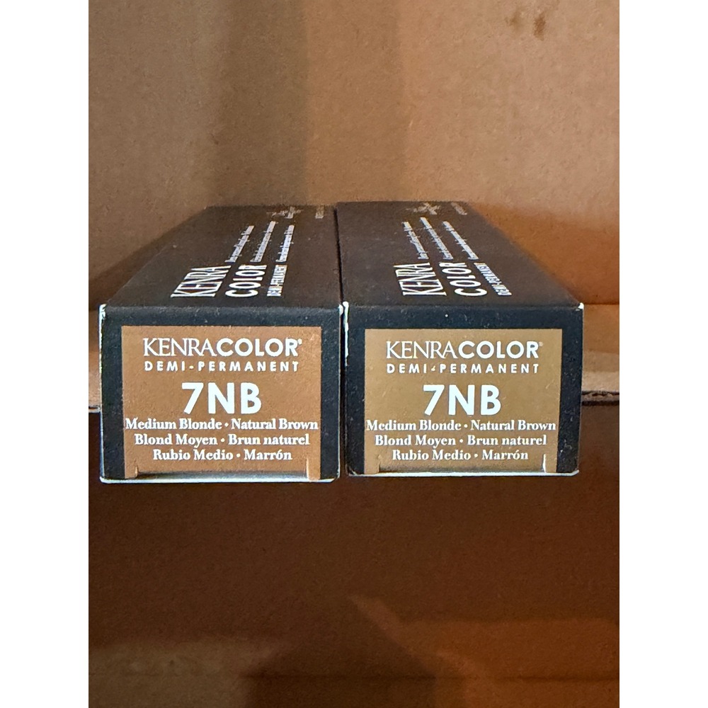 Kenra Color Demi Permanent Hair Color 7NB Medium Blonde Natural Brown 2 Pack